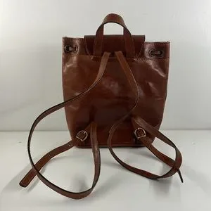 Maxwell Scott Pisa Small Italian Leather Backpack piazzale-chetsnut_tan_01_1.jpg main image 4
